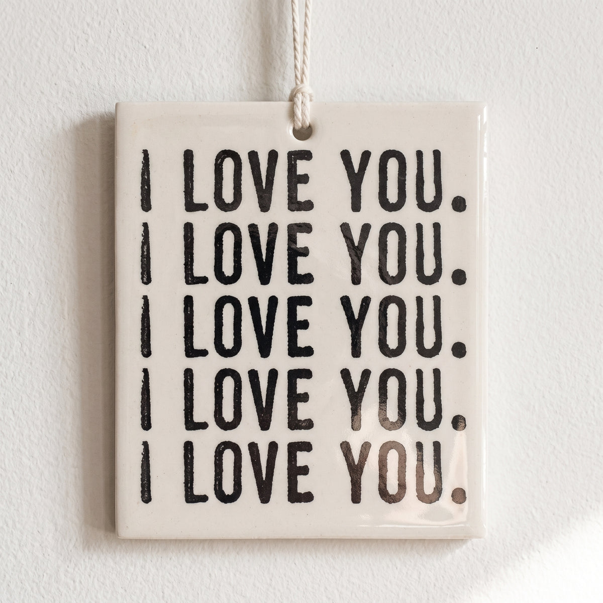 Porcelain wall tag: SKU 4214
