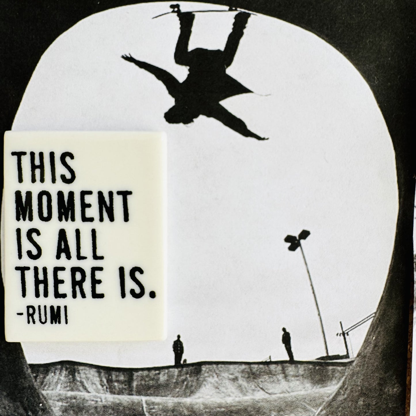 rumi quote ceramic magnet 1.5" w x 2" h