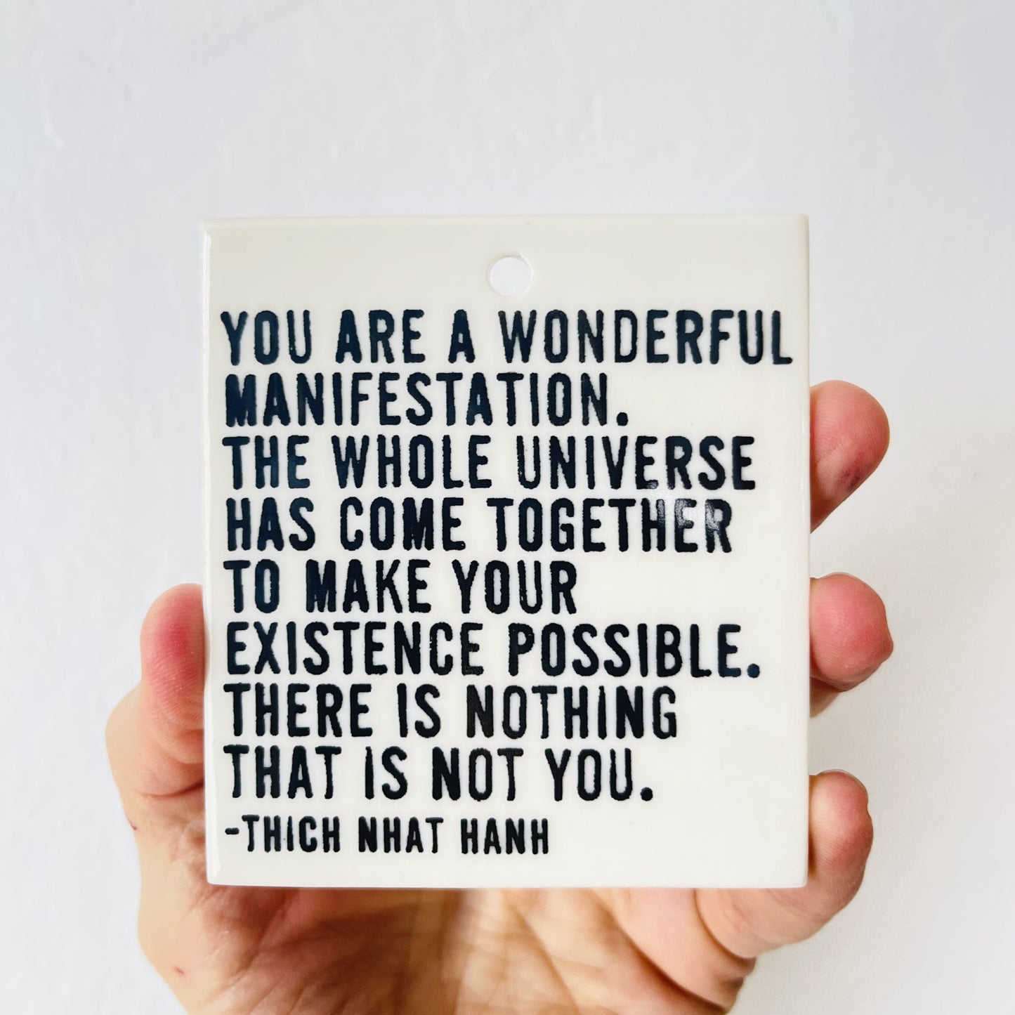 thich nhat hanh ceramic wall tile