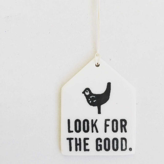 look for the good ceramic wall tag