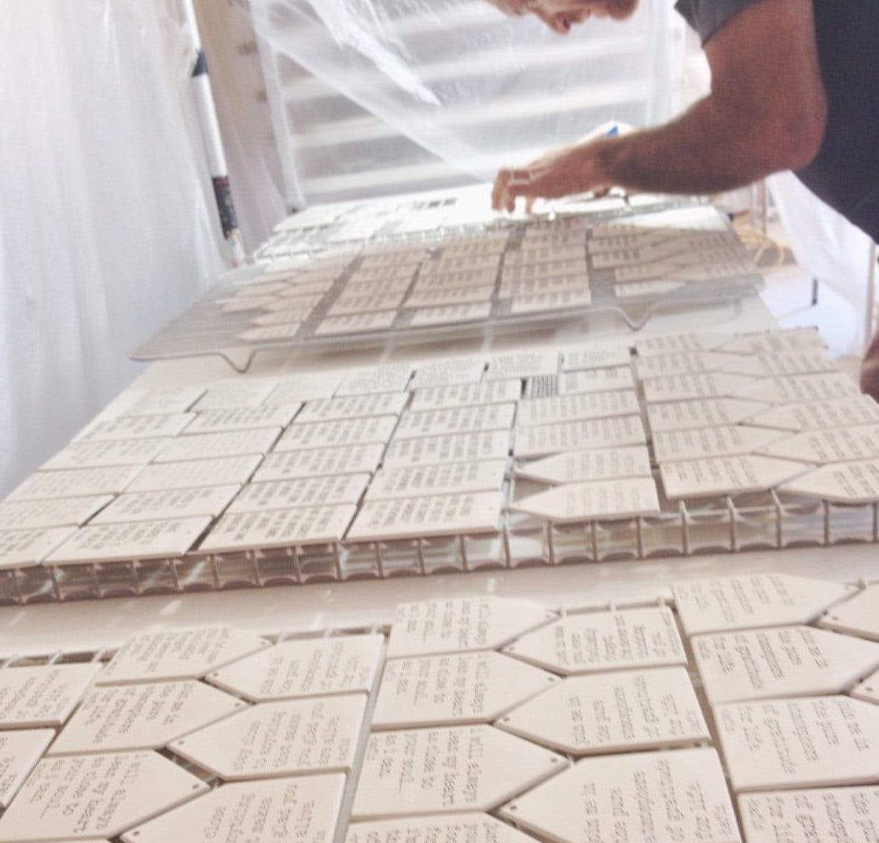 alfred austin quote ceramic wall tag