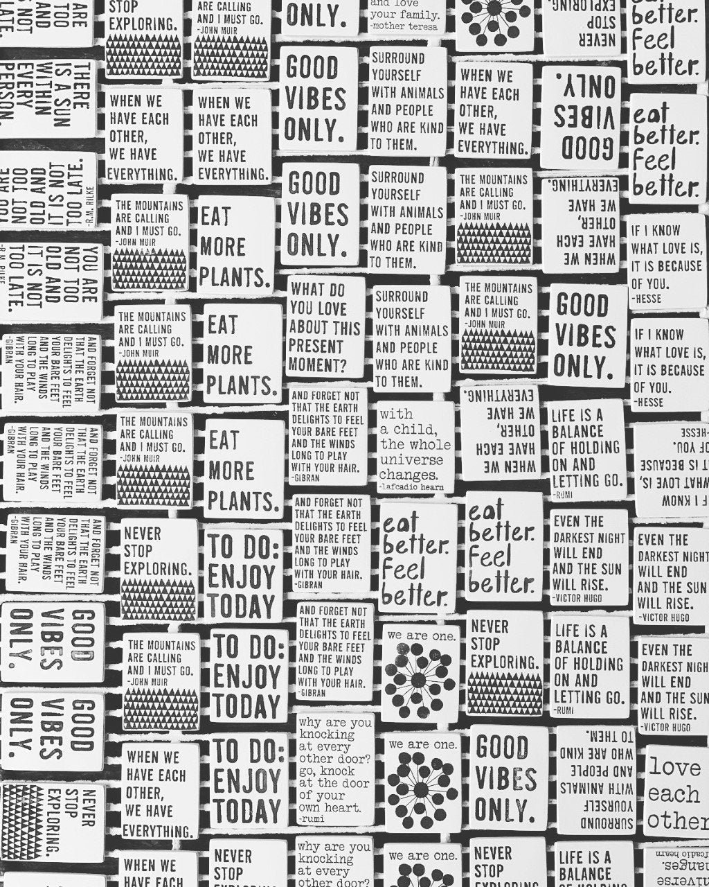 everything is going to be ok ceramic magnet 1.5" w x 1.5" h