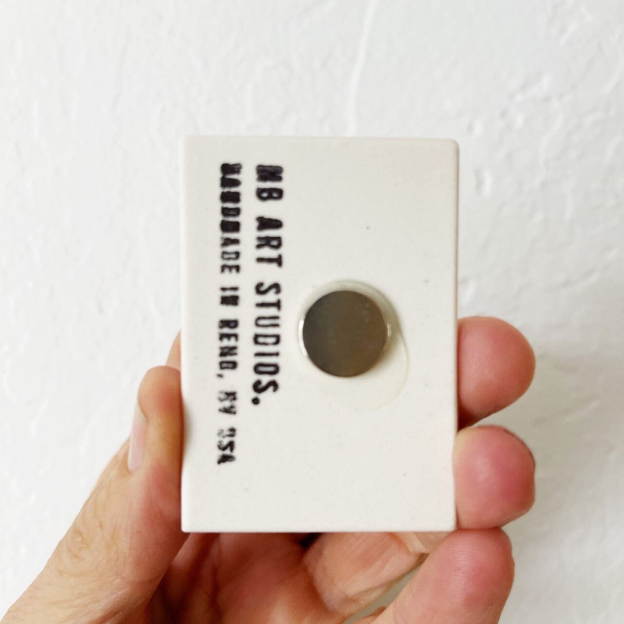 surround yourself with animals... ceramic magnet 1.56" w x 2.13" h