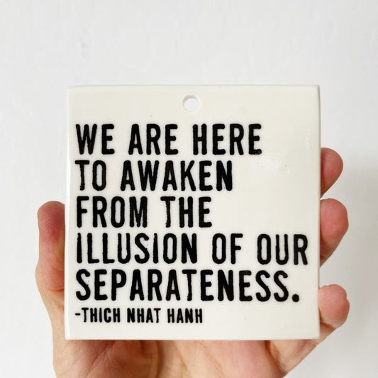 thich nhat hanh quote ceramic wall tile