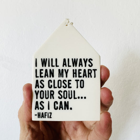 hafiz hafez quote ceramic wall tag