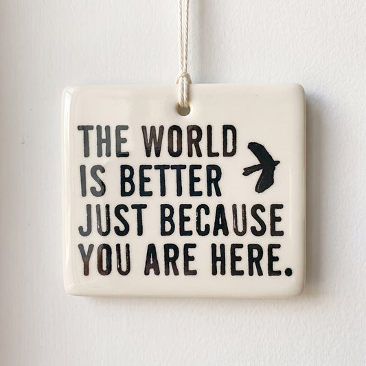 Porcelain wall tag: SKU 4216