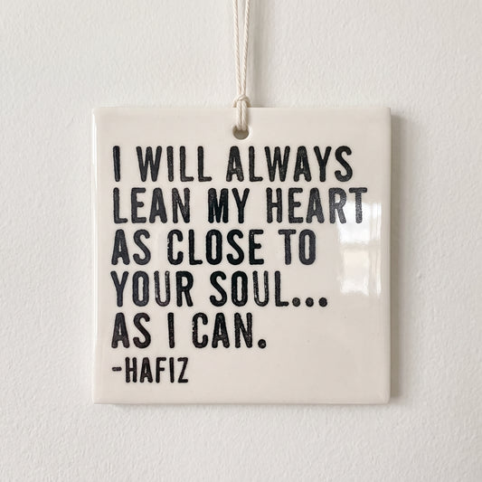 Porcelain wall tag: SKU 4225