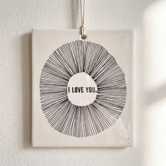 Porcelain wall tag: SKU 4226