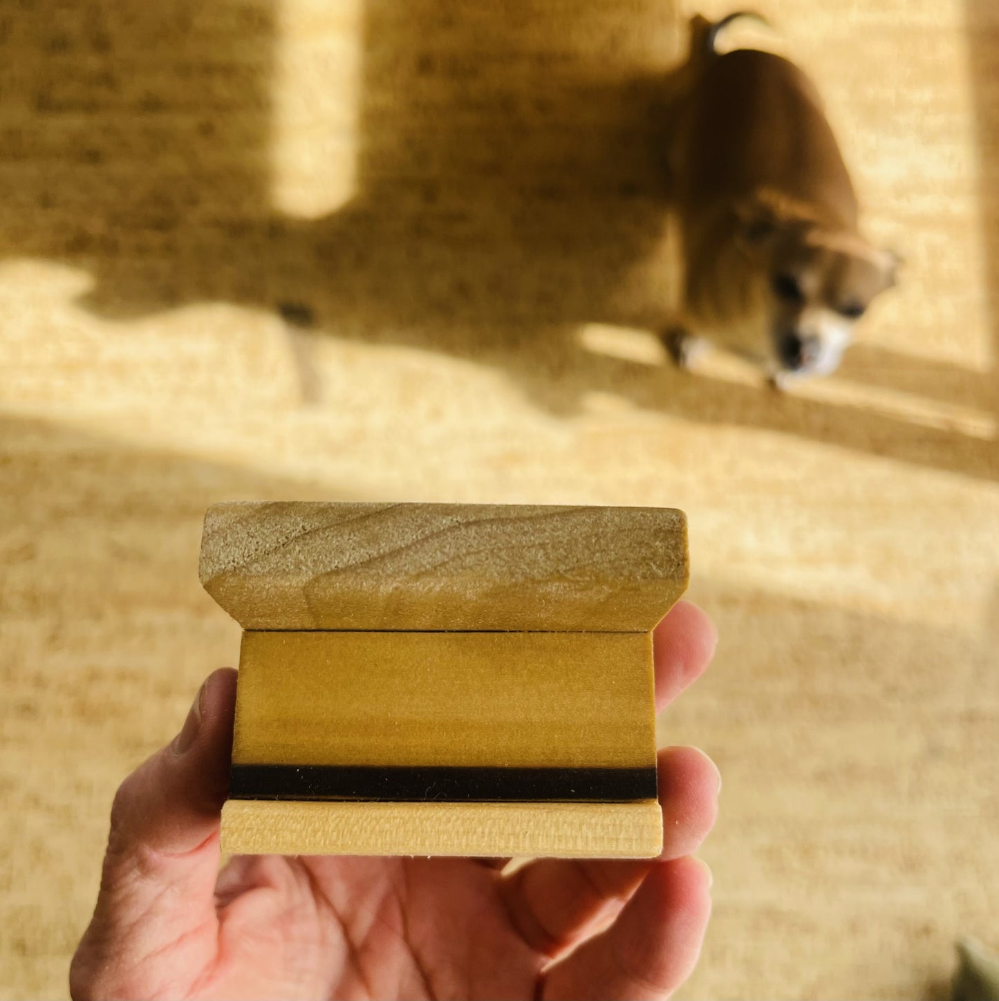 wooden display tray