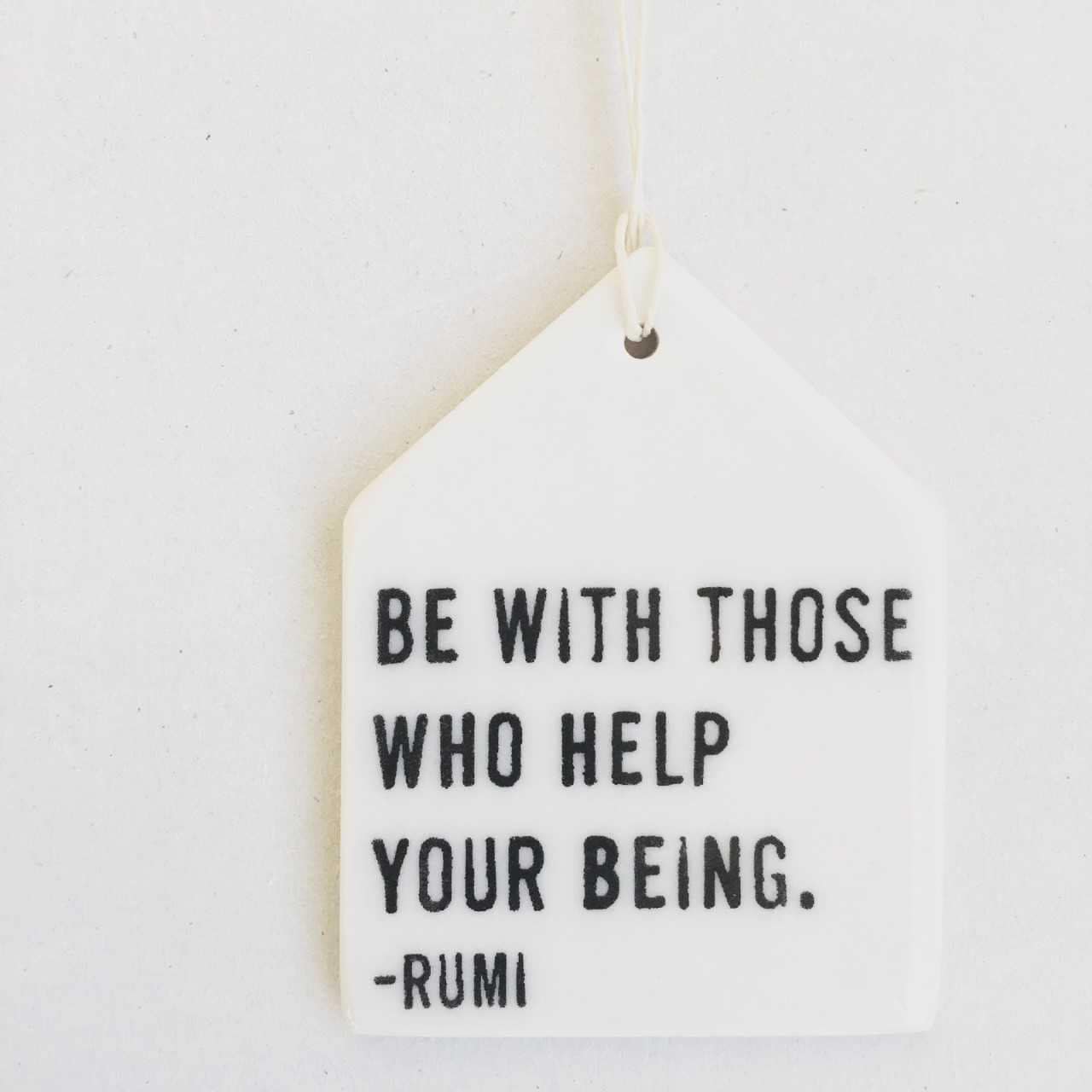 rumi quote | rumi wall hanging | rumi wall art | rumi poetry | rumi poem| ceramic wall tag | home decor | gift for friend | meaningful gift